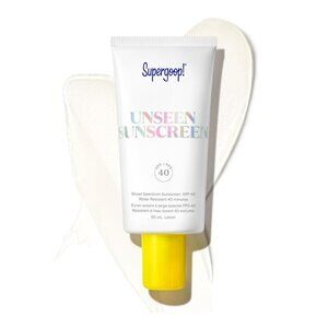 Supergoop! Unseen Clear Face Sunscreen SPF 40 Invisible Broad Spectrum 1.7 Fl Oz
